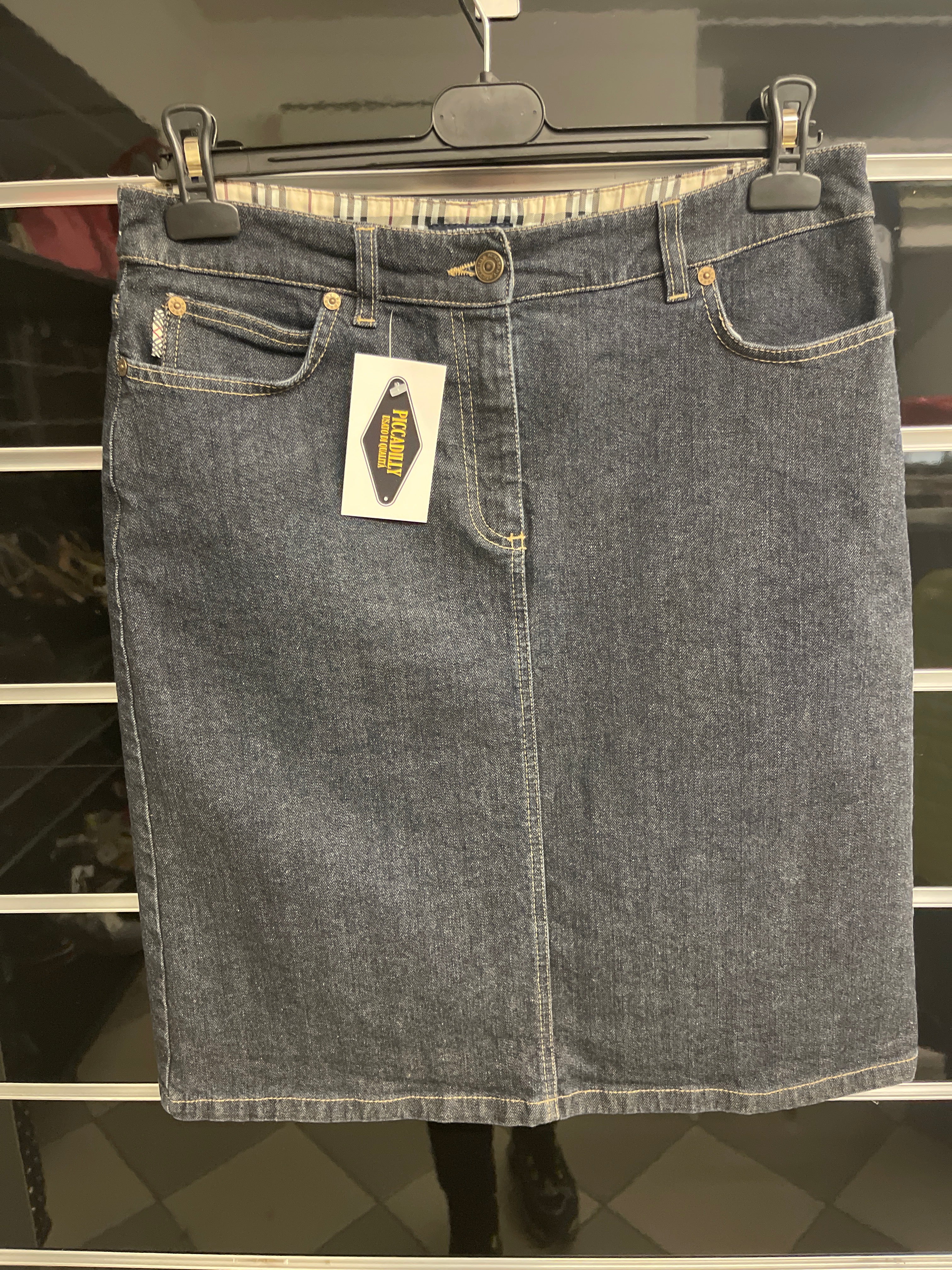 Gonna In Jeans Burberry London Tg 10uk