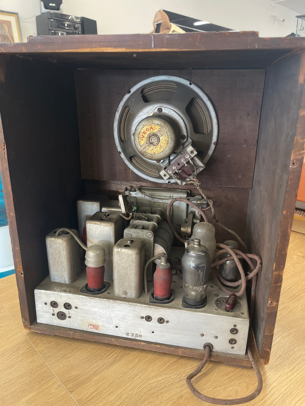 Radio  Vinatage Radiosolo Francia Anni 40 (difetti)
