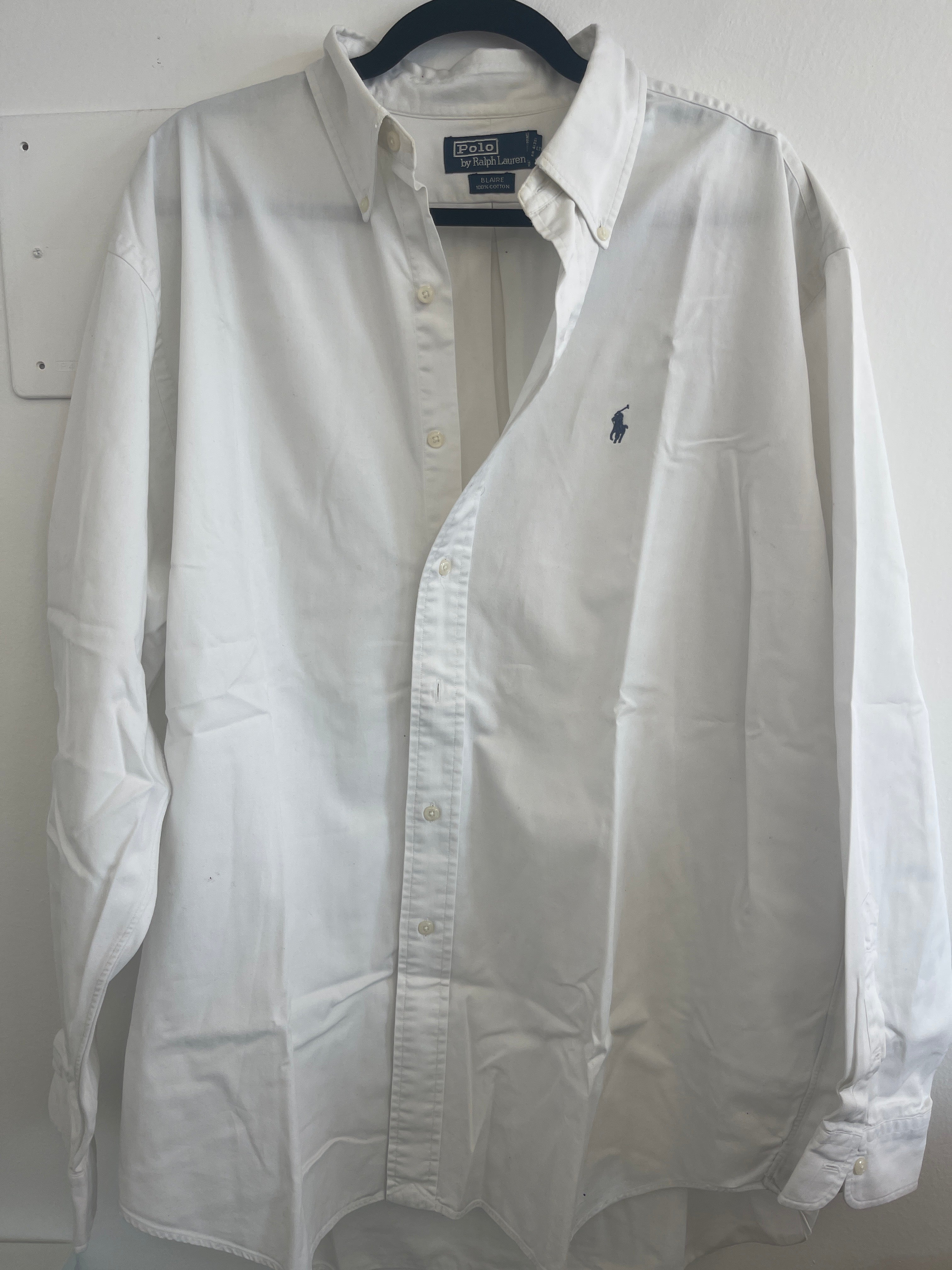 Camicia Uomo Bianca Polo Ralph Lauren Tg Xl
