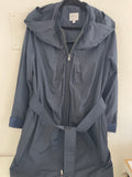 Trench Blu Cappuccio Armani Collezioni Tg 44