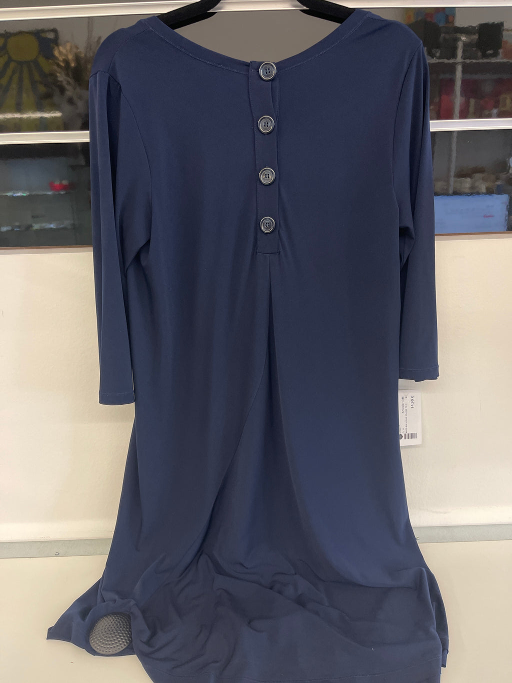 Abito Blu Scollo V Basile Tg 48