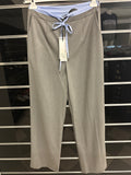 Pantalone Classico Donna Con Laccio Azzurro Tg 42/46/50 Roberta Ranieri Nuovo Con Etichetta