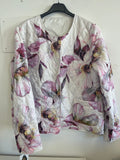 Giubbino Reversibile Bianco Fantasia Floreale Suoperior Tg 46