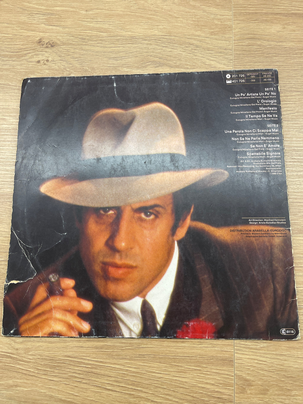 Disco Lp 33 Giri Vinile Adriano Celentano –un Po' Artista Un Po' No