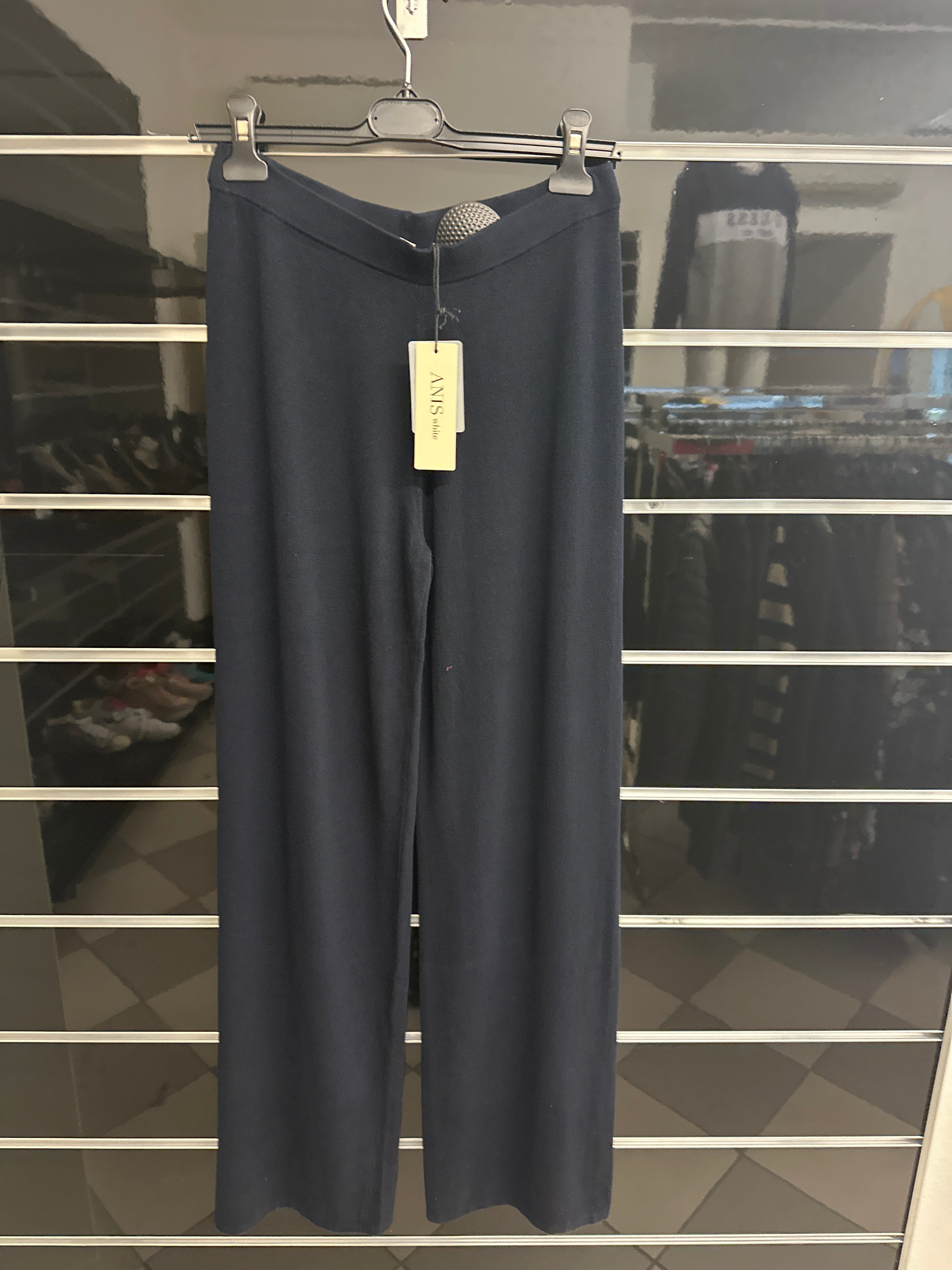 Oantalone Donna Blu Notte Tg M Anis Nuovo Con Etichetta