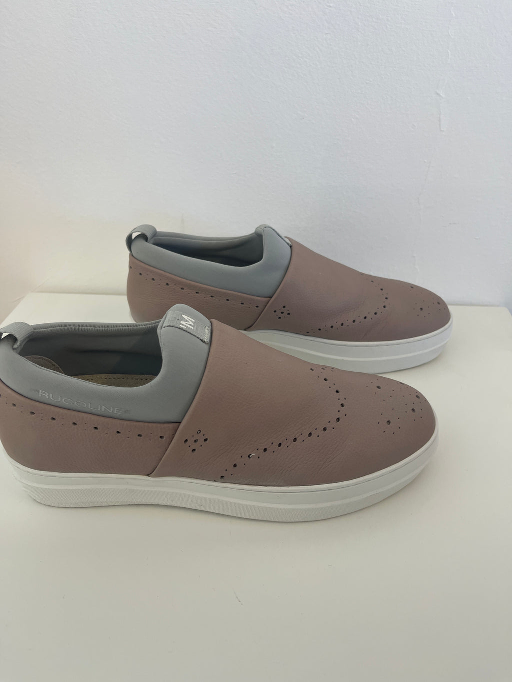 Scarpe In Pelle Rucoline Griegie Rosa N 38