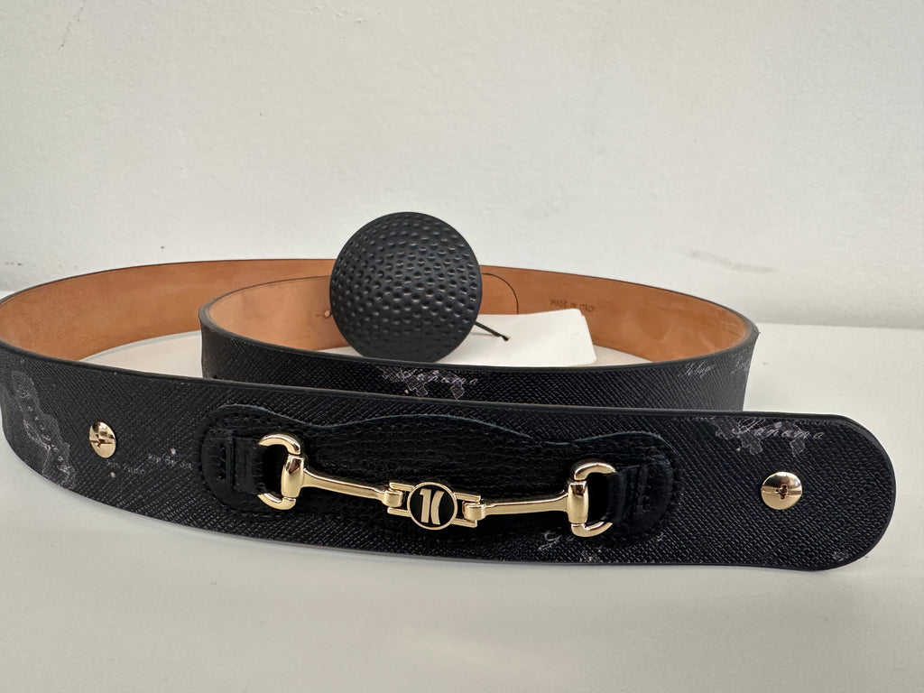 Cintura Da Vita Alviero Martini 1°classe Geo Black 85cm
