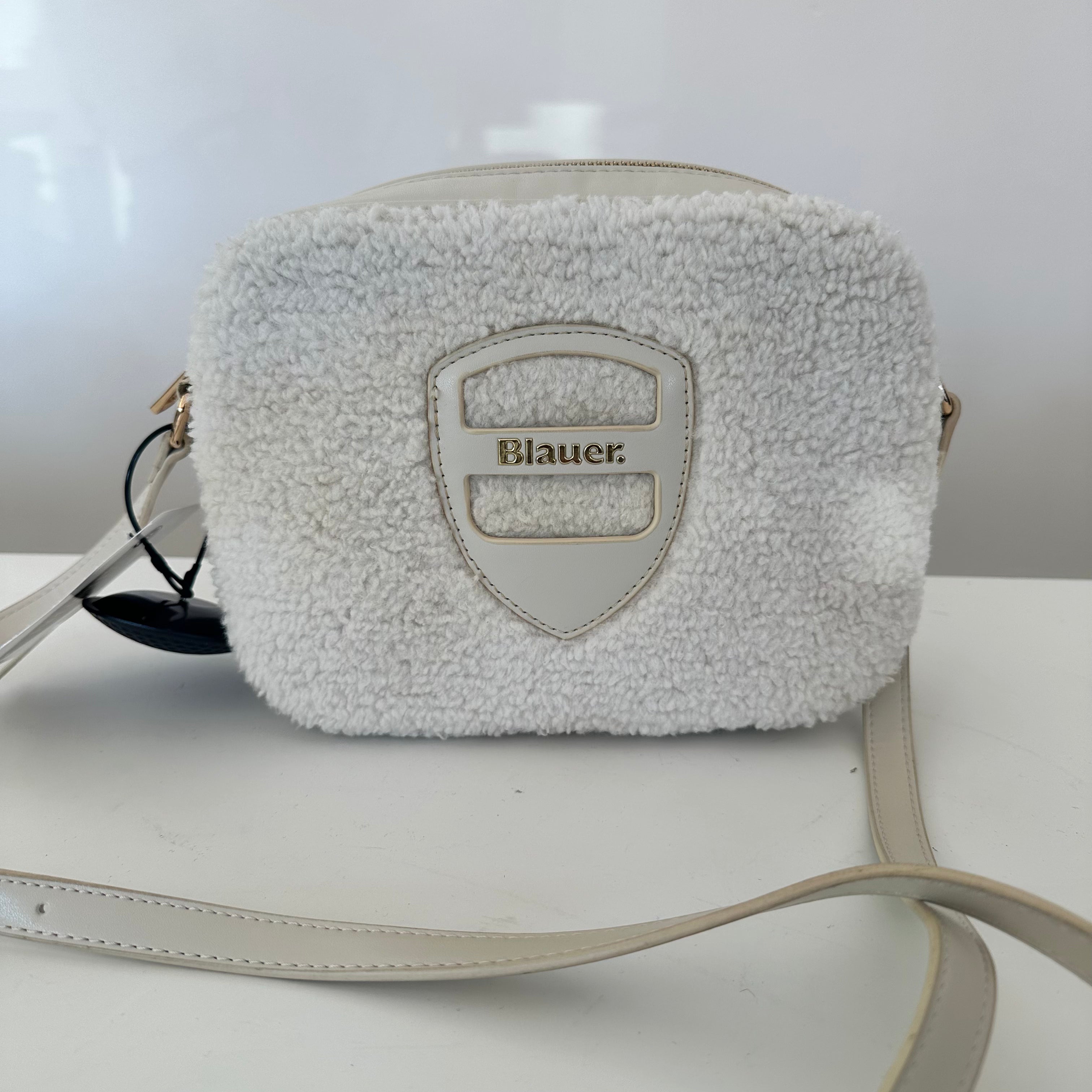 Borsetta Bianca Ecopelo Blauer