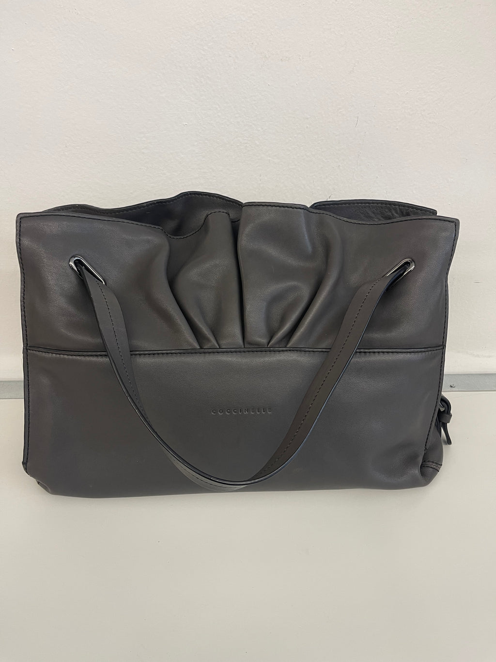 Borsa Grigia Coccinelle In Pelle