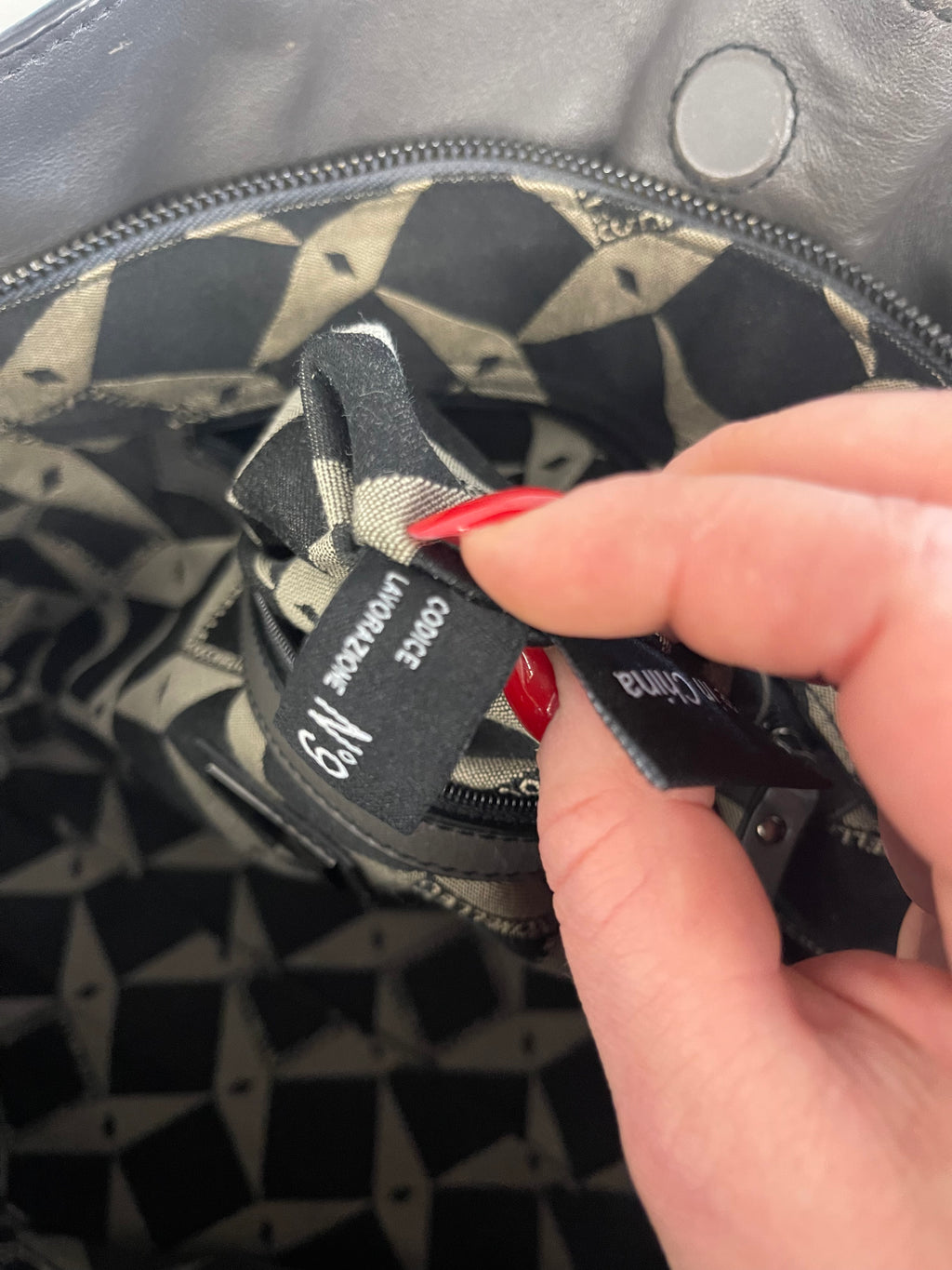 Borsa Grigia Coccinelle In Pelle