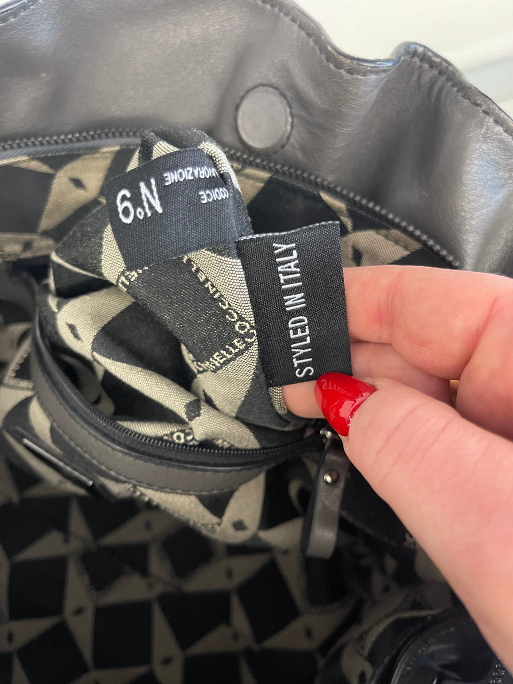 Borsa Grigia Coccinelle In Pelle