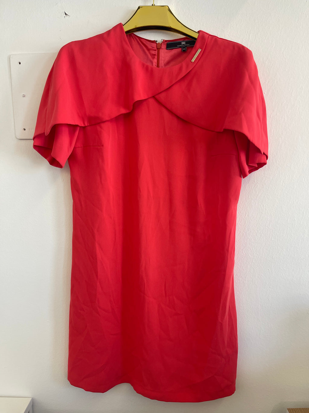 Vestito Rosa Salmone Elisabetta Franchi Tg 40