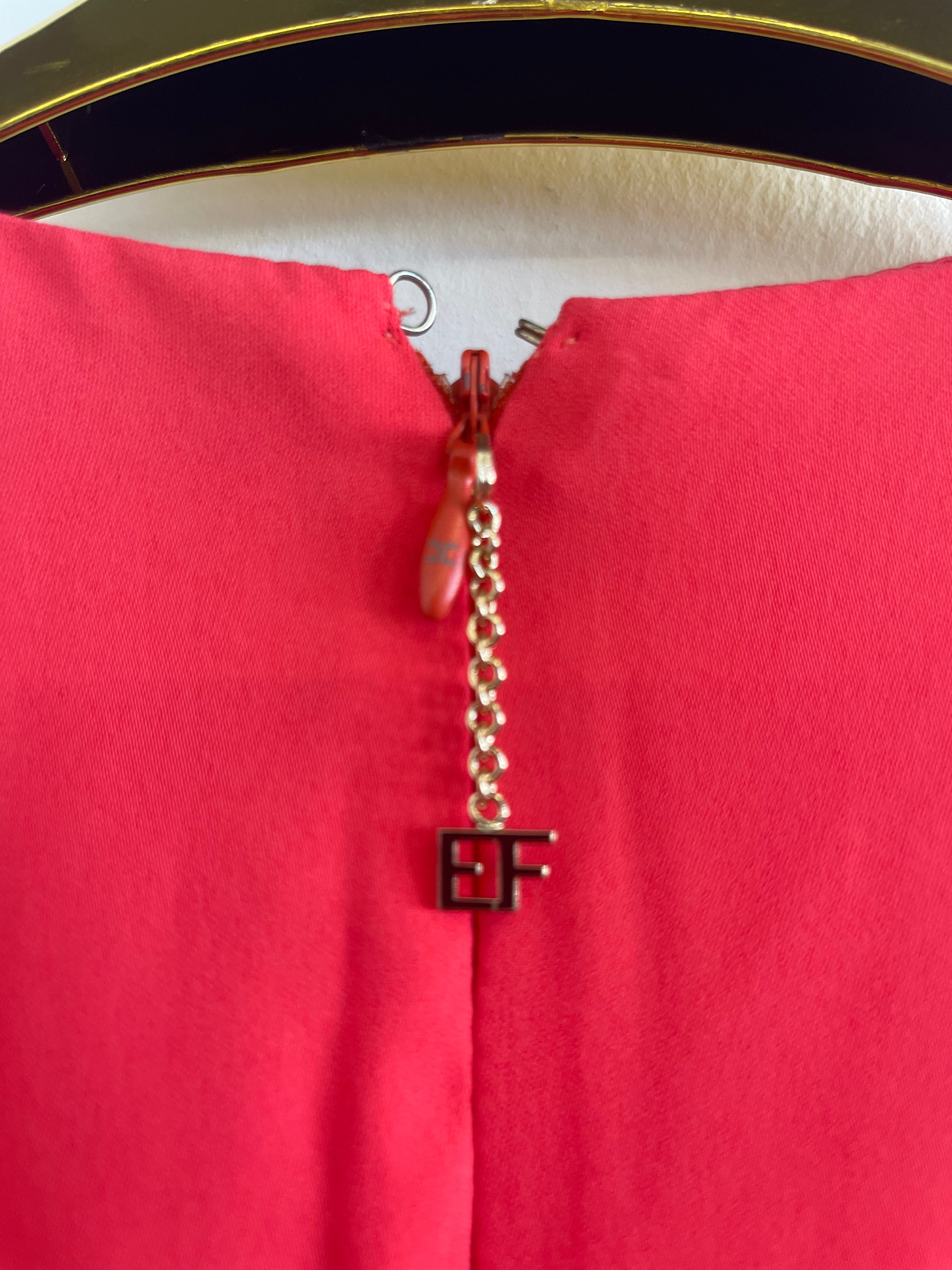 Vestito Rosa Salmone Elisabetta Franchi Tg 40