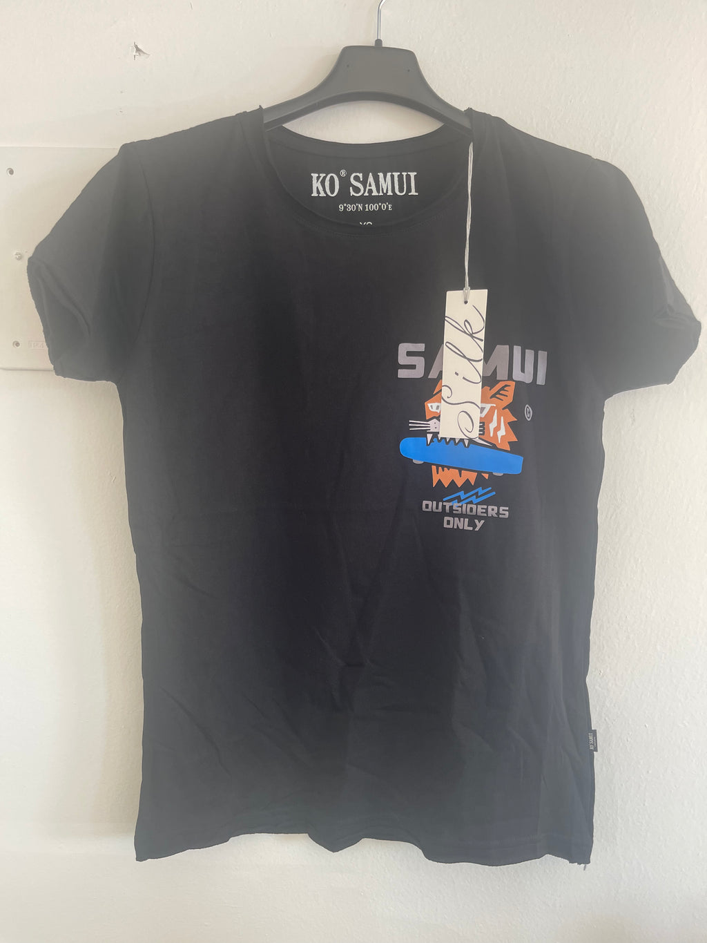 Maglietta Nera Ko Samui Varie Taglie E Stampe