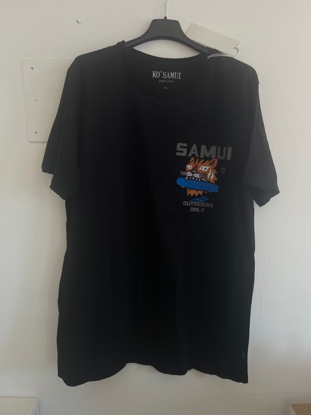 Maglietta Nera Ko Samui Varie Taglie E Stampe