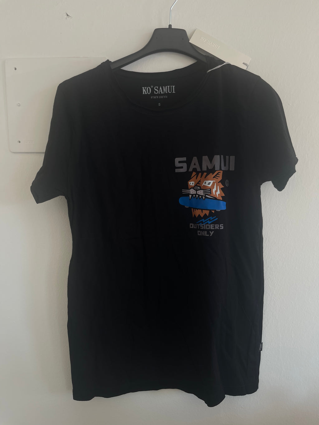 Maglietta Nera Ko Samui Varie Taglie E Stampe