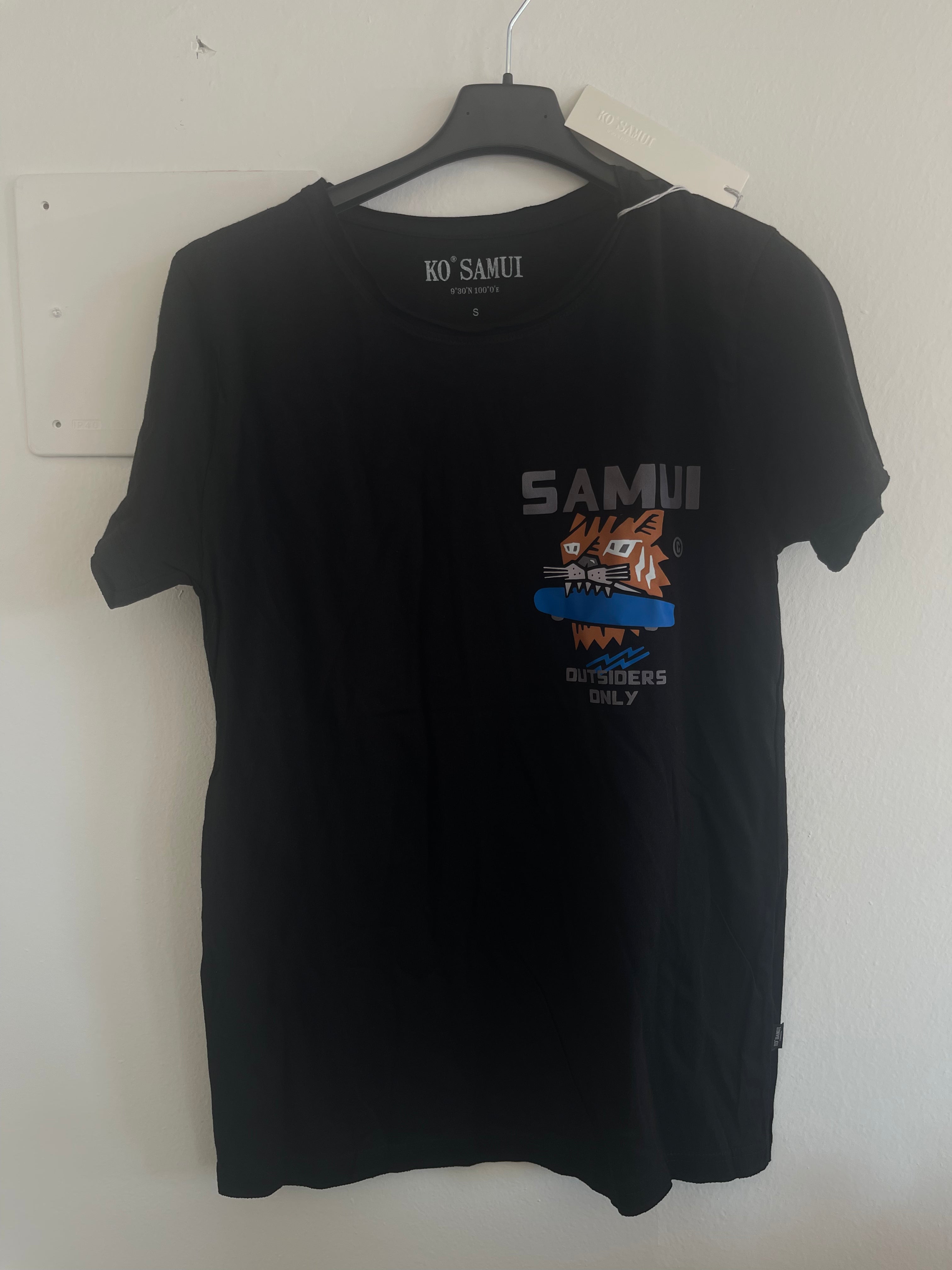 Maglietta Nera Ko Samui Varie Taglie E Stampe