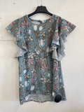 Camicetta Fabtasia Floreale Runascimento Tg Xs