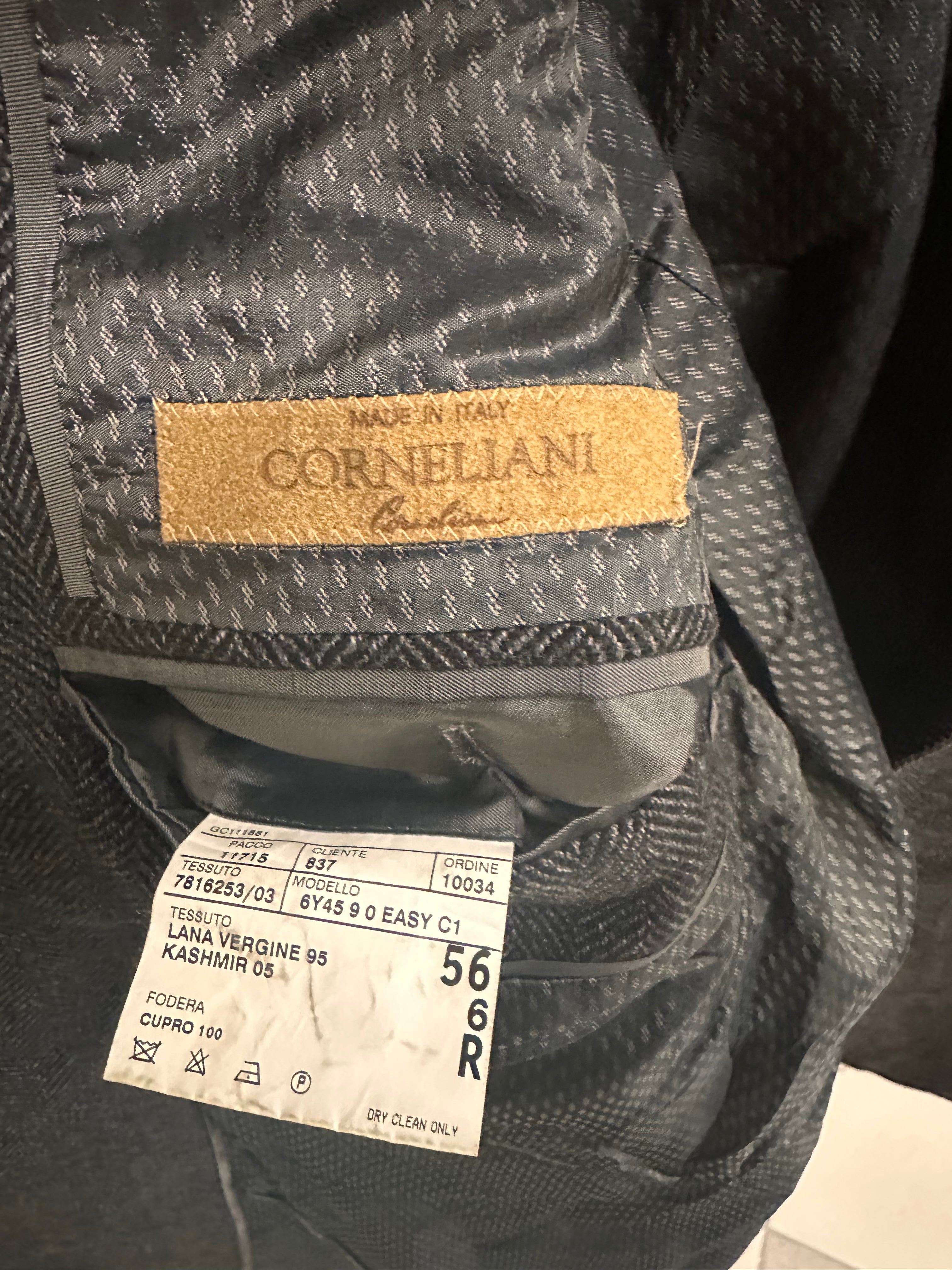 Giacca Uomo Grigia Misto Lana E Cashmere Tg 56 Corneliani