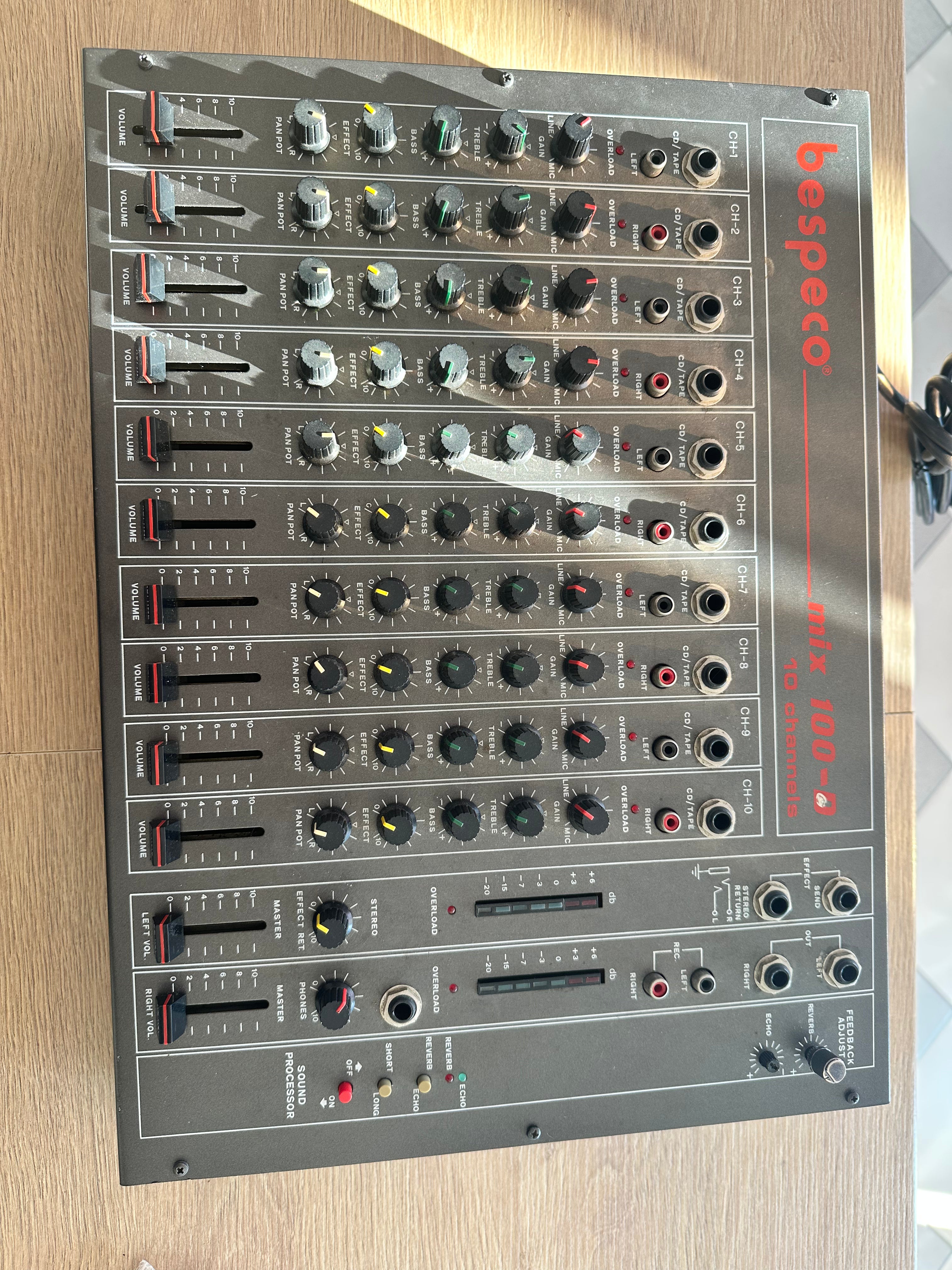 Mixer Bespeco Mix 100-d 10 Channel