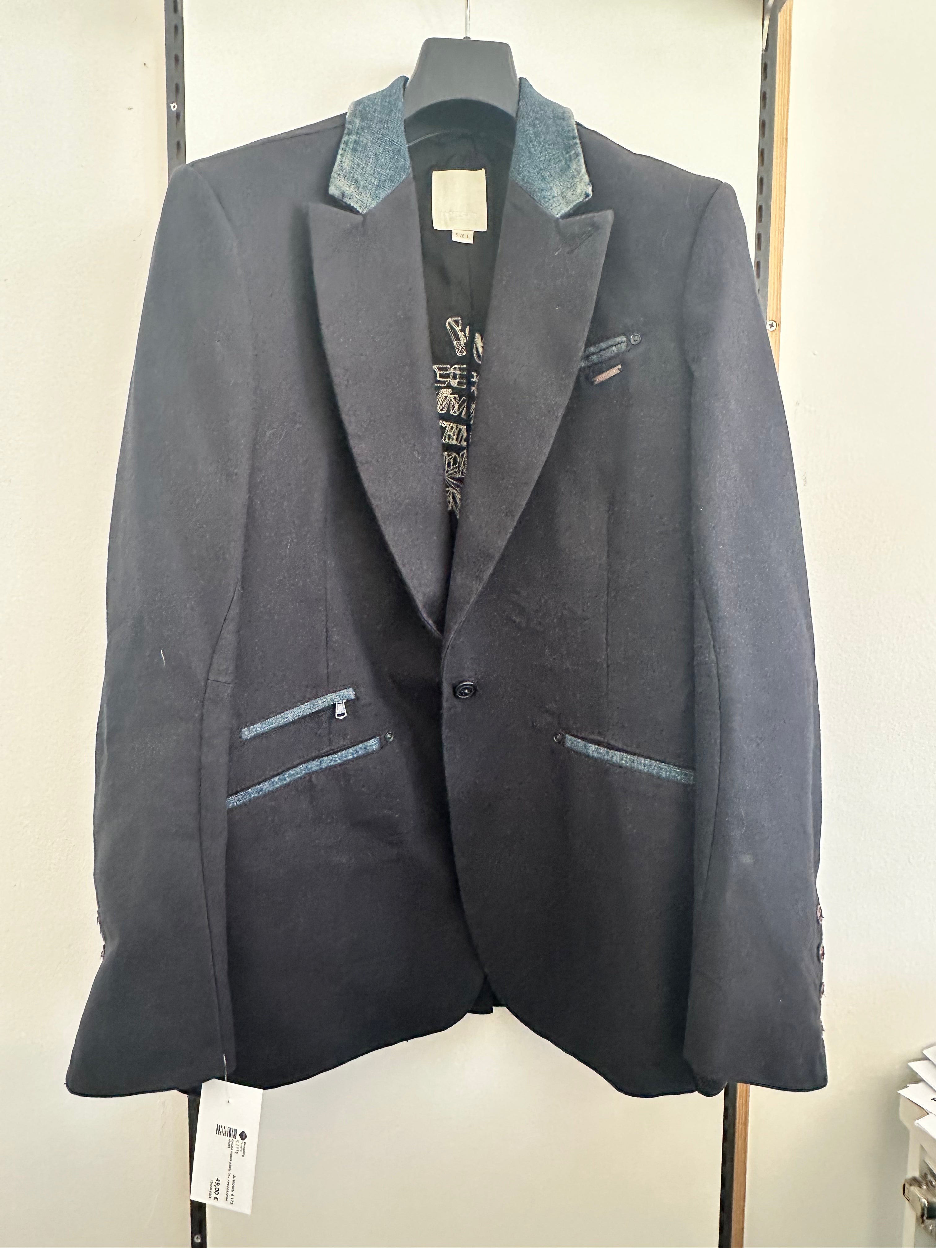 Giacca Uomo Diesel Tg L Applicazioni Jeans