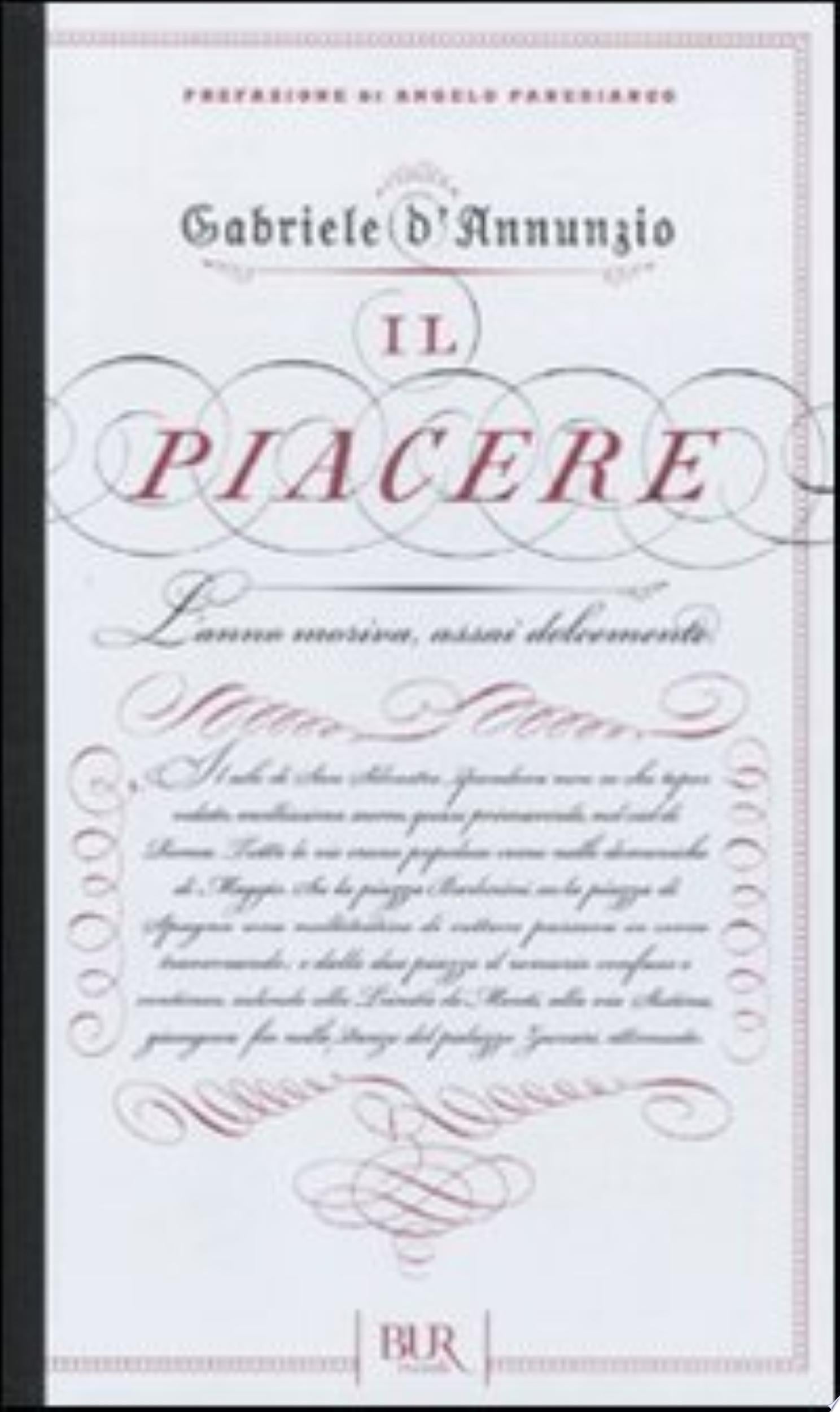 Il Piacere - Gabriele D'annunzio