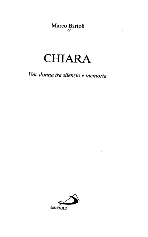 Chiara - Marco Bartoli